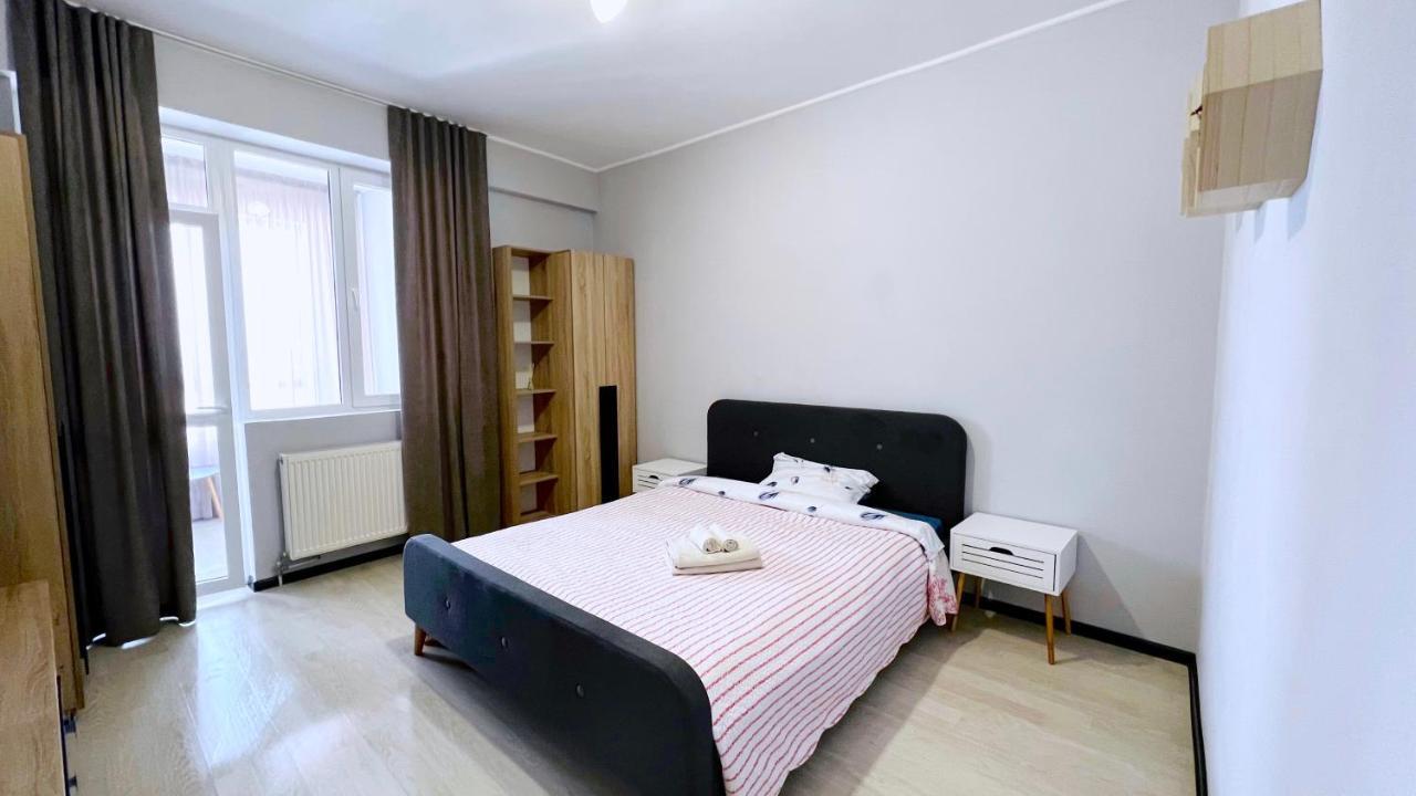 Comfortable Apartment With A Panoramic View Chisináu Exterior foto